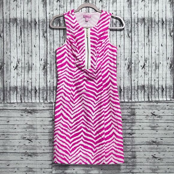 Lilly Pulitzer Penelope Shift Dress Zebron - Picture 1 of 10